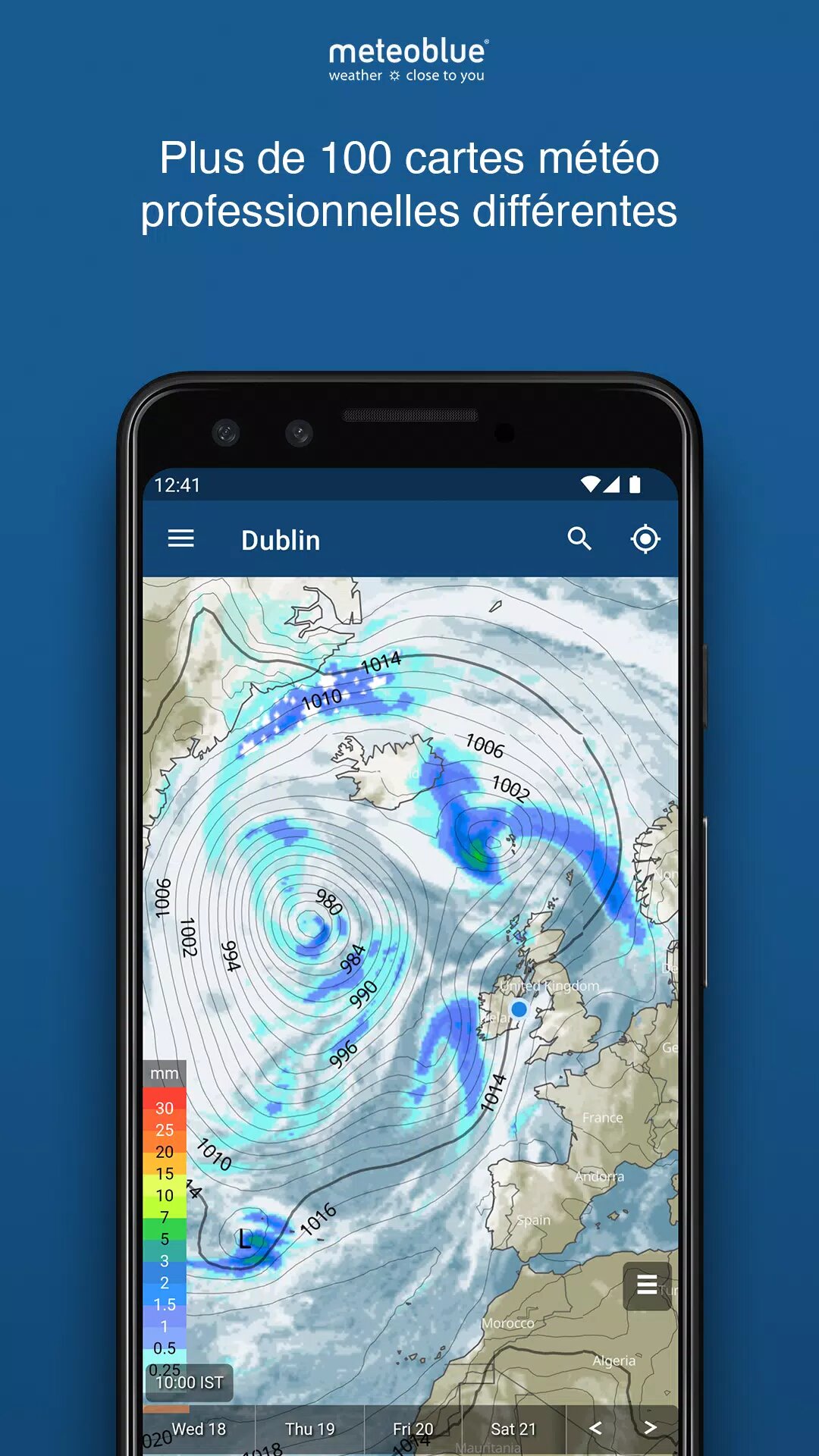 Скачать meteoblue – погода на карте 2.5.3 для Android