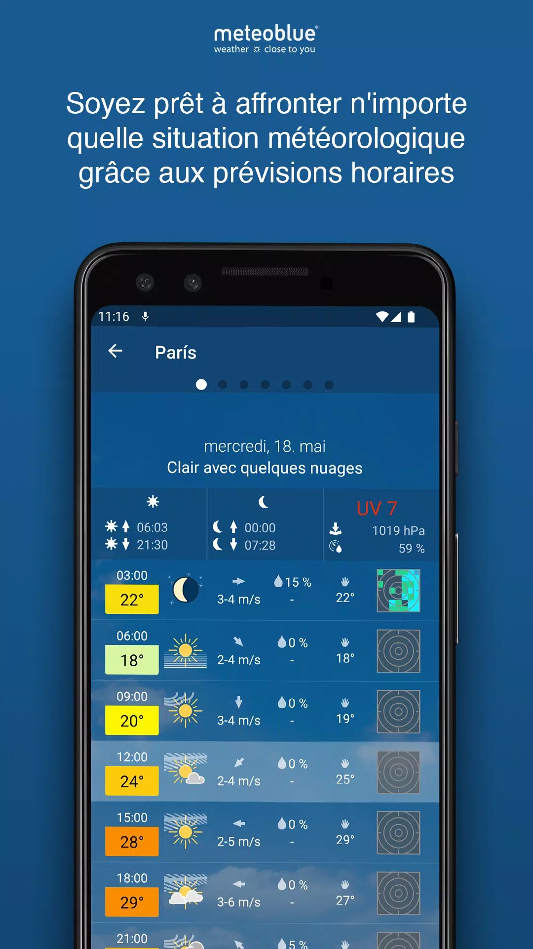 Скачать meteoblue – погода на карте 2.5.3 для Android