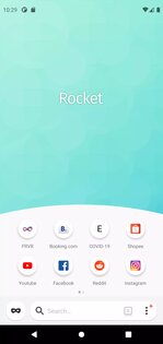 Rocket – лёгкий и быстрый браузер 2.10.1. Скриншот 1