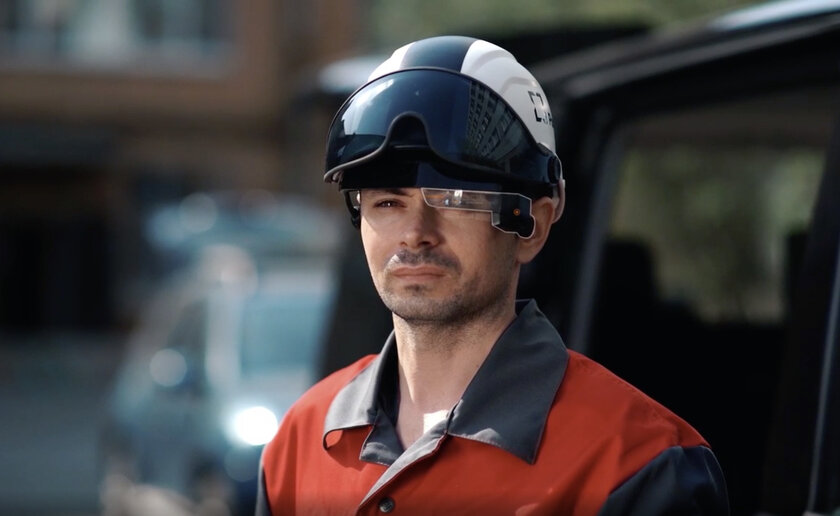Ростех создал AR-шлем для спасателей: можно получать картинку с квадрокоптера