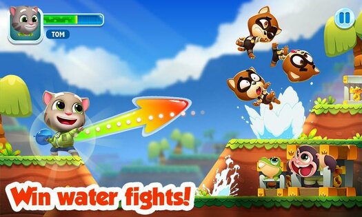 Talking Tom Splash Force 1.0.3. Скриншот 1