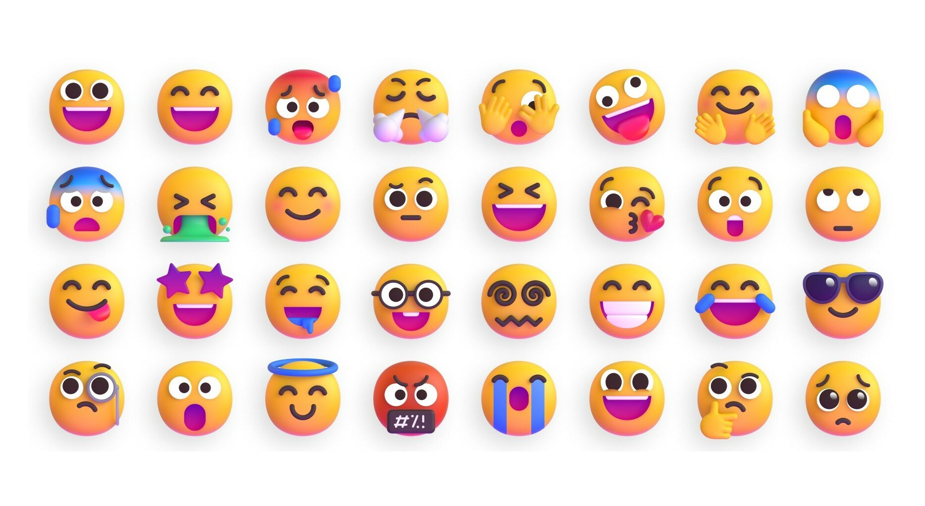 Microsoft открыла доступ к библиотеке Emoji: более 1500 смайликов в стиле Fluent