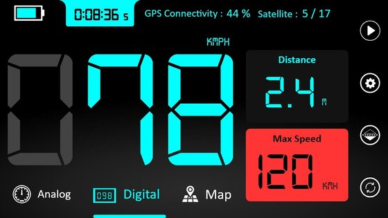 GPS спидометр одометр 2.4.7. Скриншот 1