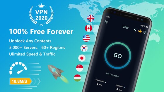 VPN Free 2.4.1.3. Скриншот 1