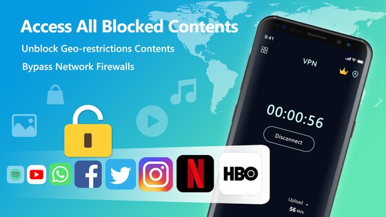 VPN Free 2.3.2.8. Скриншот 2