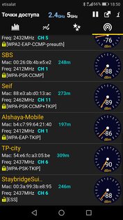 WiFi Analyzer 5.6. Скриншот 6