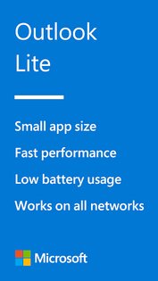 Outlook Lite 3.46.2. Скриншот 1