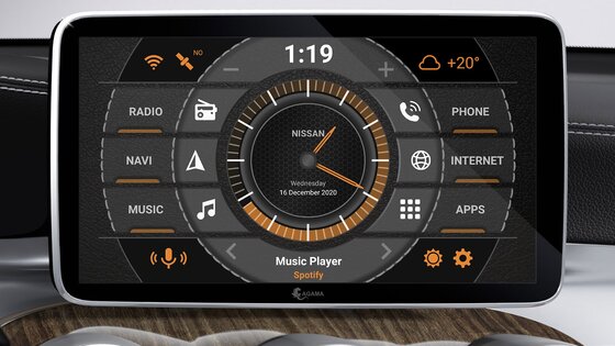 AGAMA Car Launcher 4.1.0. Скриншот 2