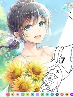 Anime Paint – раскраска по номерам 1.2.7. Скриншот 11