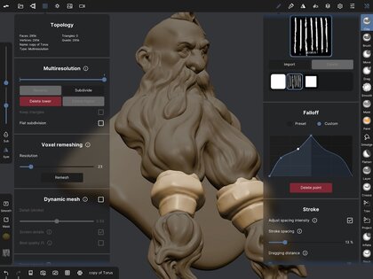Nomad Sculpt 2.2. Скриншот 15