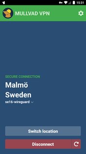 Mullvad VPN 2025.1. Скриншот 1