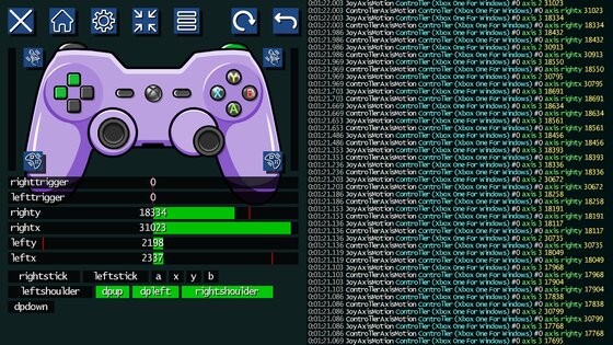 Game Controller Tester 2.07. Скриншот 2