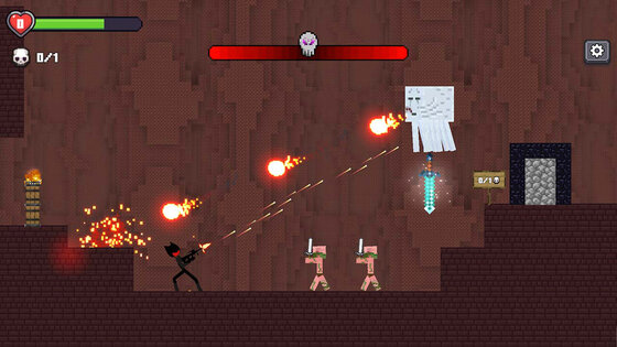 Stickman vs Craftman 4.4.14. Скриншот 19