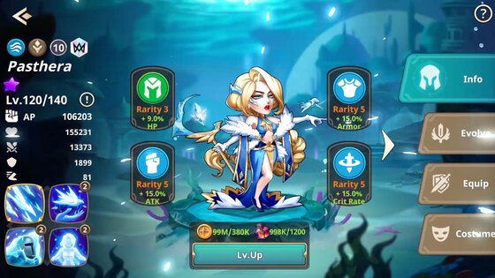 Summoners Arena: NFT Idle RPG 1.1.1. Скриншот 7