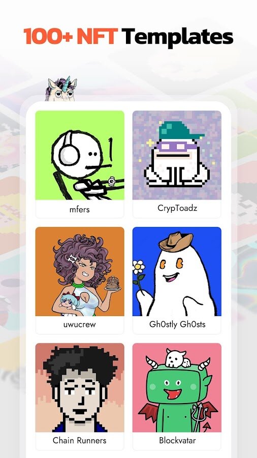 Скачать UniPixel создатель NFT искусства 2.2.1 для Android