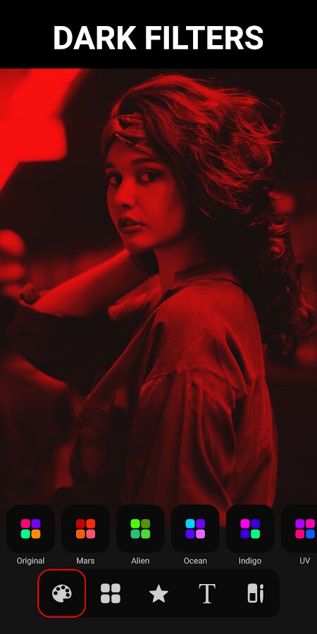 Red – dark filters 6.1