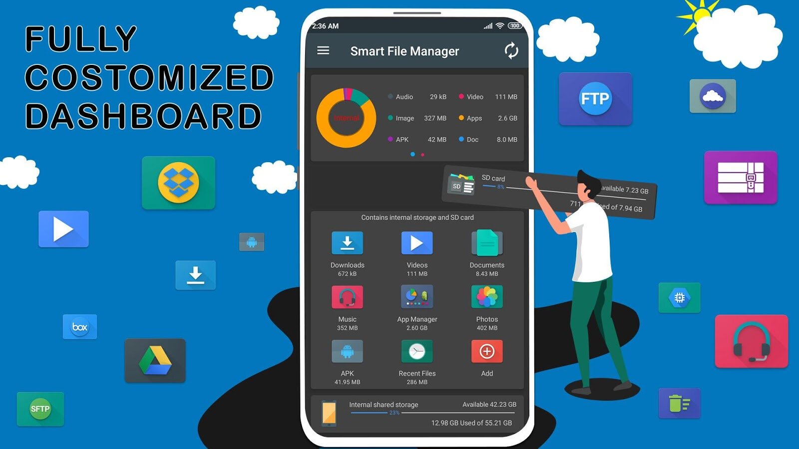 Скачать File Manager by Lufick 7.1.0 для Android