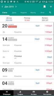 Money Manager 4.9.24 GF. Скриншот 1