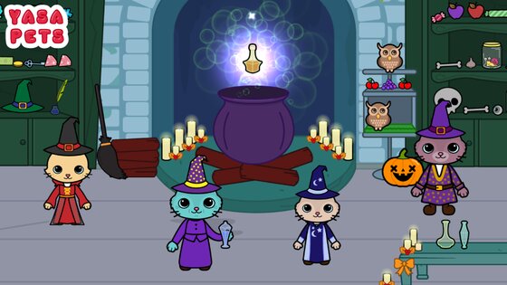 Yasa Pets Halloween 1.9. Скриншот 2