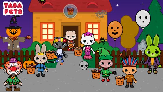 Yasa Pets Halloween 1.9. Скриншот 9