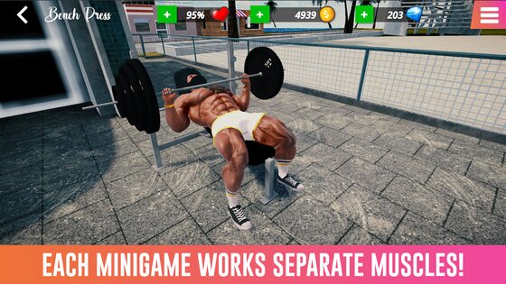 Iron Muscle – бодибилдинг 1.30. Скриншот 5