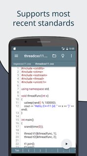 Cxxdroid – C/C++ компилятор IDE 5.42. Скриншот 2