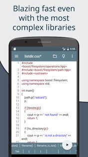 Cxxdroid – C/C++ компилятор IDE 5.42. Скриншот 7