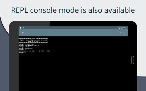 Cxxdroid – C/C++ компилятор IDE 5.42. Скриншот 16