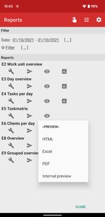 Time Recording 7.87. Скриншот 6