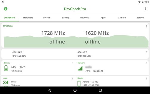 DevCheck – Device & System Info 4.92. Скриншот 9