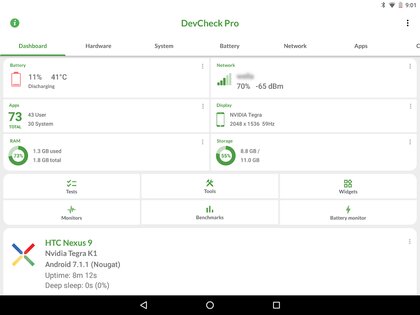 DevCheck – Device & System Info 4.92. Скриншот 10