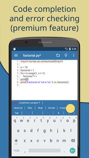 Pydroid 3 – IDE for Python 8.01. Скриншот 5
