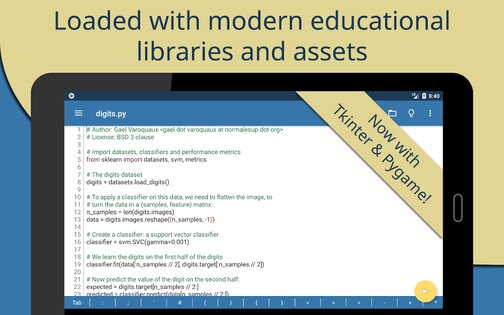 Pydroid 3 – IDE for Python 8.01. Скриншот 9
