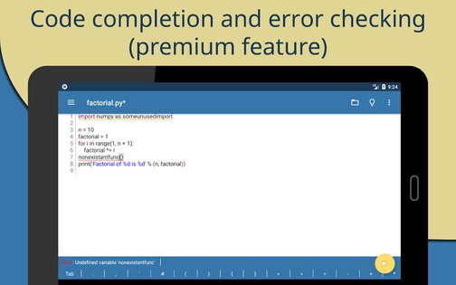 Pydroid 3 – IDE for Python 6.3. Скриншот 13