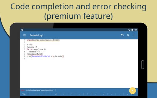 Pydroid 3 – IDE for Python 8.01. Скриншот 13