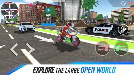 Motorcycle Real Simulator 4.1.12. Скриншот 3