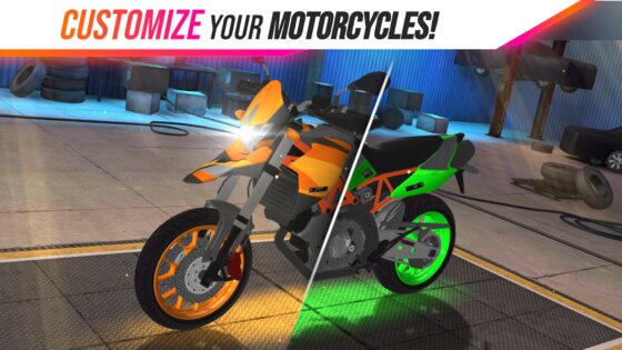 Motorcycle Real Simulator 4.0.9. Скриншот 7