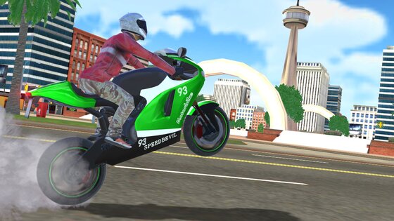 Motorcycle Real Simulator 4.1.12. Скриншот 9