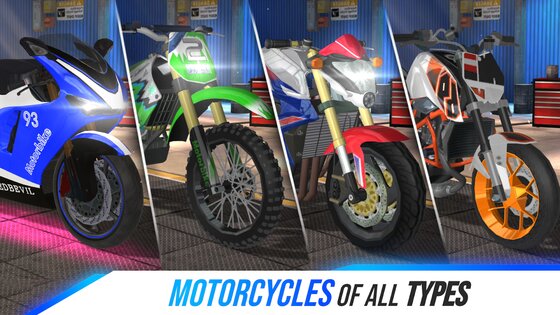 Motorcycle Real Simulator 4.1.12. Скриншот 13