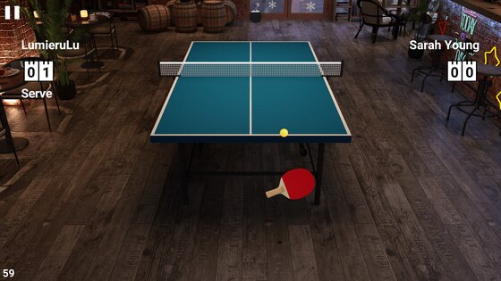 Virtual Table Tennis 2.3.6. Скриншот 3