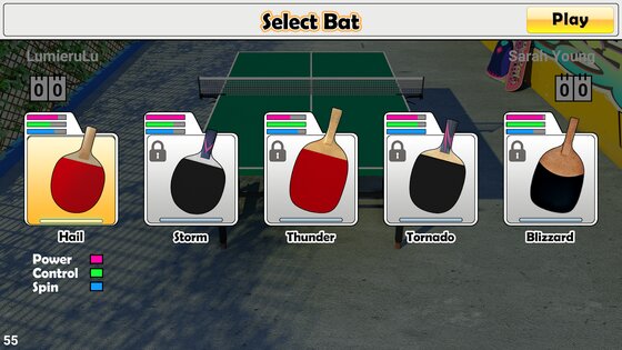 Virtual Table Tennis 2.3.6. Скриншот 9