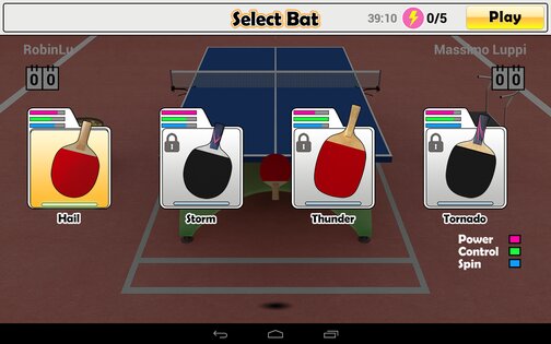 Virtual Table Tennis 2.3.6. Скриншот 25