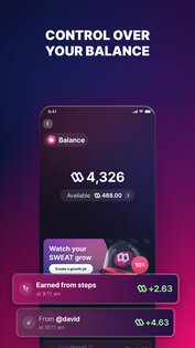Sweat Wallet 120.0. Скриншот 4