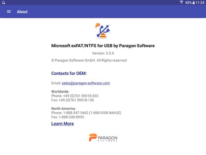 exFAT/NTFS for USB by Paragon 3.6.1.19. Скриншот 9