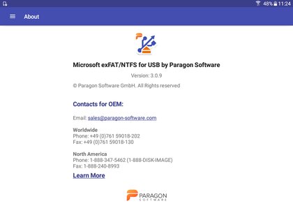exFAT/NTFS for USB by Paragon Software 5.0.0.22. Скриншот 8