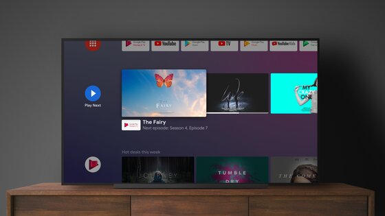Главный экран Android TV 7.0.20. Скриншот 2