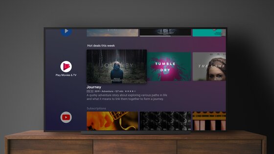 Главный экран Android TV 6.6.2. Скриншот 3