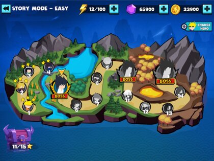 Stickman Shinobi Fighting 6.7. Скриншот 14