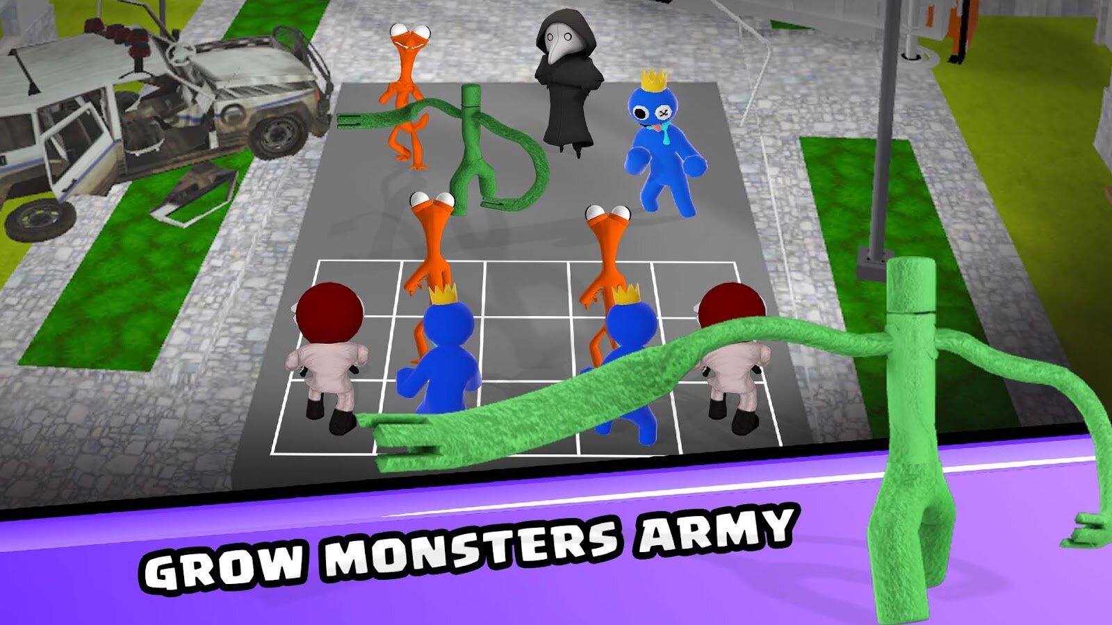 Скачать Merge Monster Rainbow Friends 1.28 для Android