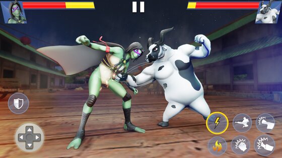 Kung Fu Animal: Fighting Games 1.7.3. Скриншот 3